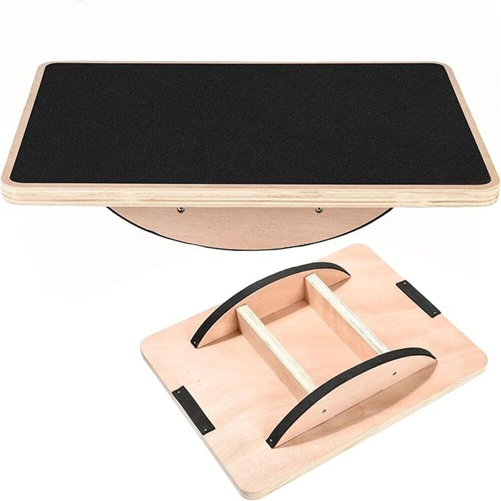 Wooden Wobble Balance Board for Adults Anti-Slip